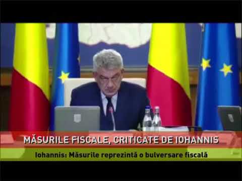 Măsurile fiscale anunțate de Guvernul Tudose, criticate dur de Klaus Iohannis