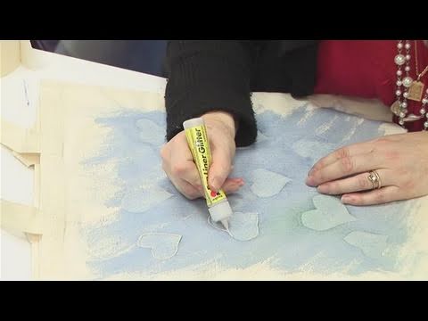how to set glitter on fabric