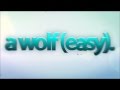 how to draw a wolf (easy).
