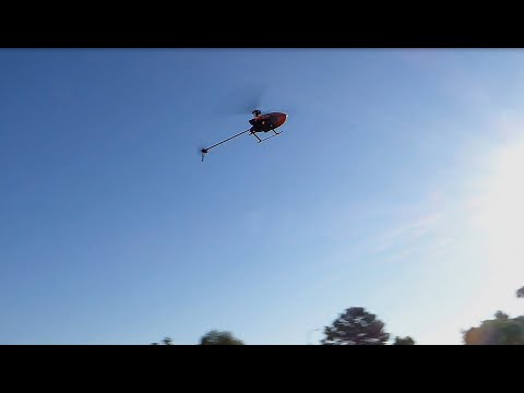 Eachine E129 Height Hold Helo - Local Park Flight On High Rates Speed