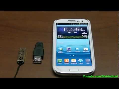 how to connect usb to samsung s'duos