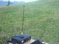 Testing fishing pole antenna