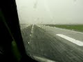 tu 134 landing low visibility cockpit video