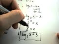 Properties of Logarithms - Part 1 Properties of Logarithms - Part 1
