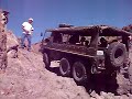 Pinzgauer up Doran waterfall with kids