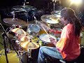 sabian endorser will calhoun during the recent drumfest 2006 uk tour of brentwood, northampton and birmingham.