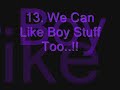 50 things girls want guys to know