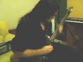 Guitarrist Jafet Amoêdo recording a solo Guitarrist Jafet Amoêdo recording a solo