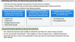 Valuation of Debt Securities