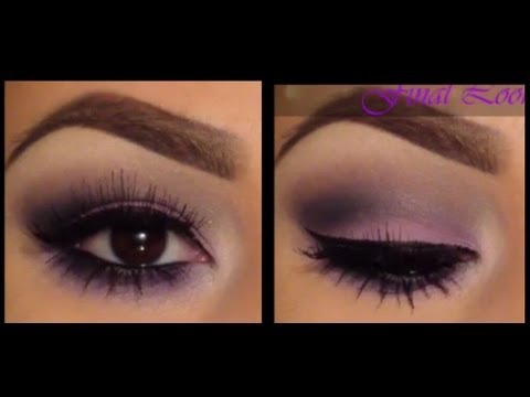 how to do a purple smokey eye