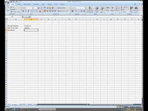 how to perform subtraction in excel