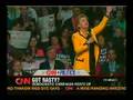 Hillary Clinton running scared