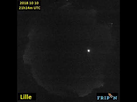 Fireball Lille observatory   2018 10 10  21h27m uploaded by François Colas