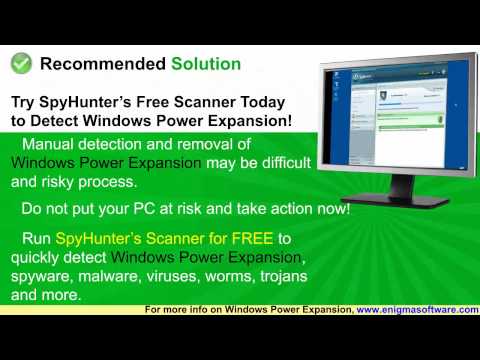 Windows Power Expansion is a New Fake Anti-Spyware Program to Come Out of the Malware Pipeline