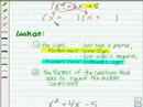 Factoring polynomials video (ACS BR 2A4)