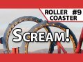 Scream! Roller Coaster - Front Row, Multi-cam - Six Flags MM