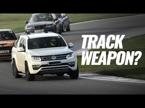 VW Amarok de 400 CV en Donington.