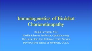 Immunogenetics of BSRC - Ralph Levinson, MD