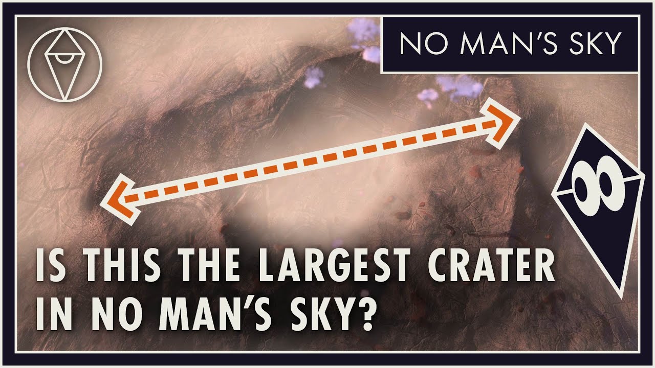 The Largest Crater I've Ever Seen in No Man's Sky | FRONTIERS Planet Tech 2021 No-HUD Gameplay