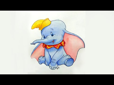 how to draw dumbo