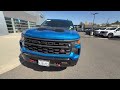 Used 2024 Glacier Blue Metallic Chevrolet Custom Trail Boss video 1