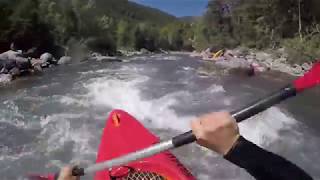 Kayak training - Ubaye river, Rapid class 4
