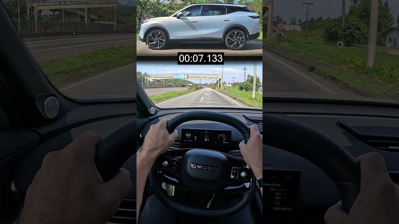 OMODA 7 PRESTIGE 2027 no teste do 0 a 100 km/h!