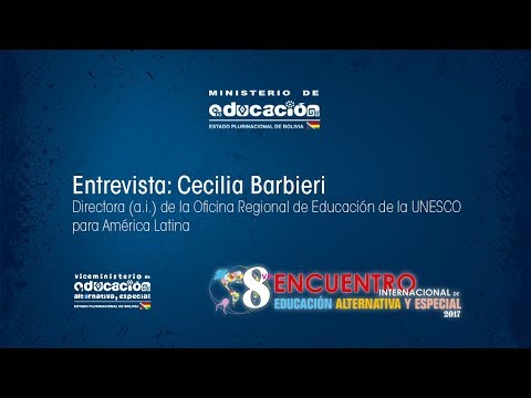 Cecilia Barbieri, Directora (a.i) de la Oficina Regional de Educación de la UNESCO para América Latina y El Caribe (UNESCO-OREALC). 