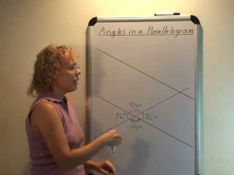 how to prove opposite angles of parallelogram are equal
