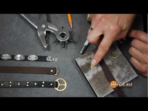 how to fasten snaps to leather