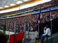 Mannschaftsaufstellung Eintracht Frankfurt - Fanblock