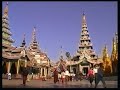 The pagodas of Yangon (Myanmar)