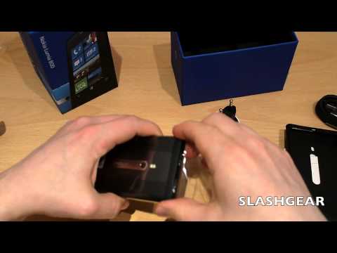 nokia lumia 800 - More info at http://www.slashgear.com/ Nokia's new Lumia 800 smartphone - announced at Nokia World 2011 just a few days ago, and already on the SlashGear rev...