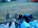 Dancing Feet in an anorac