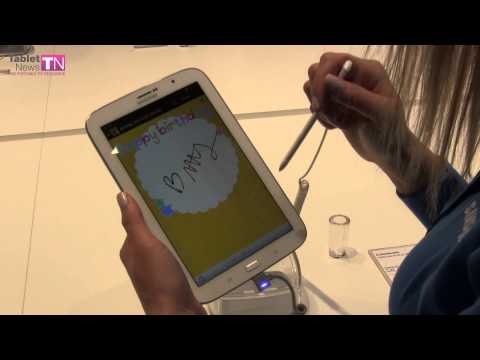 Samsung Galaxy Note 8.0 Hands On Preview MWC 2013 - Tablet-News.com