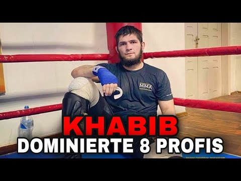 Heftige Geschichte über KHABIB NURMAGOMEDOV im Training!