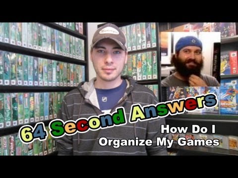 how to organize video games