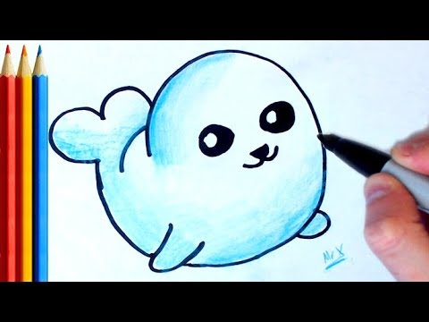 video-linktoworks-How to Draw Seal (EASY) - Step by Step Tutorial For Kids