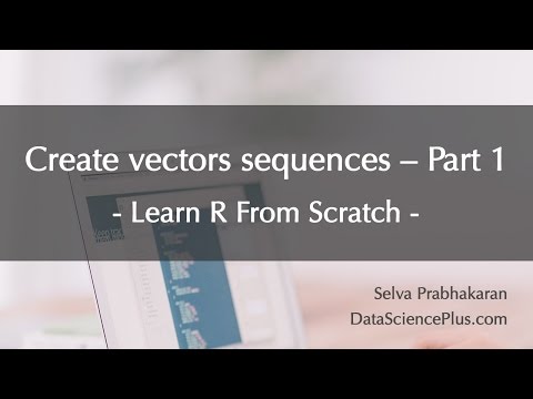 how to define a vector in r