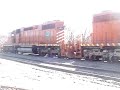 EJ&E SD38-2s #663, #666, #654- South End of Yard, Joliet IL