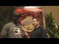 UFC 94 FIGHTER JON JONES WITH STEVE COFIELD