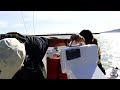 Learn how to safely and correctly jibe a sailboat in this free video clip on sailing and boating.