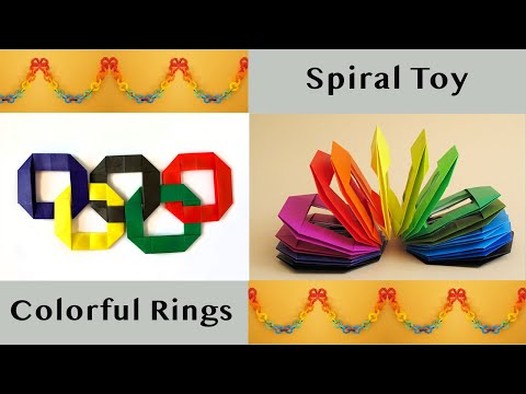 Origami Slinky and Decorative Chain