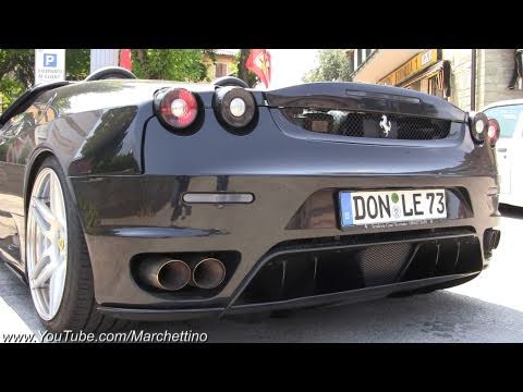Ferrari F430 Spider Supersport Novitec Rosso - Rev and Accelerate