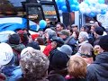 president of finland, tarja halonen on the campaign trail in january. this is the last secons of her speech to the people in three blacksmith's square helsinki. she was reelected.