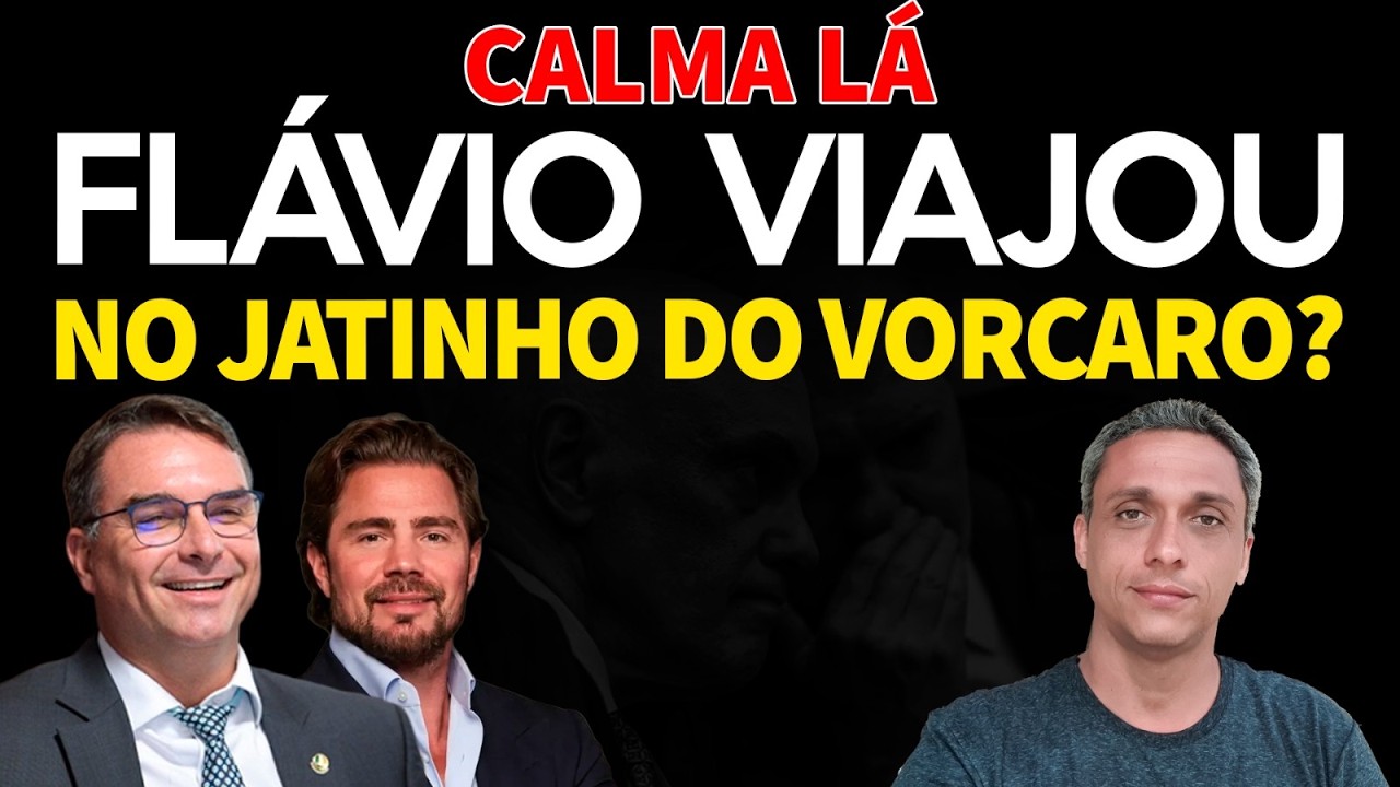 FLÁVIO VIAJOU NO JATINHO DO VORCARO? - Calma lá! Entenda a VERDADE