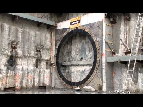 tunnel - Watch how a subway tunnel is constructed and witness the latest breakthrough of tunnel boring machine