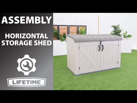 Lifetime 75 cu. ft. Horizontal Storage Shed