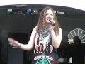 Amazin Alex sings at Sutton Coldfield Carnival.