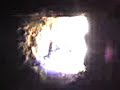 nicchia nel muro incendiata-Taranto-